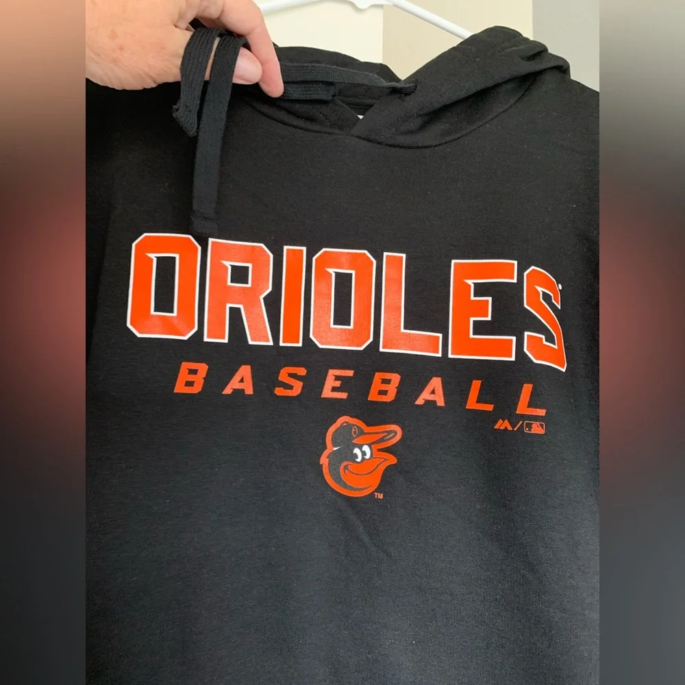 Orioles Black Baseball Hoodie NWOT 🌴